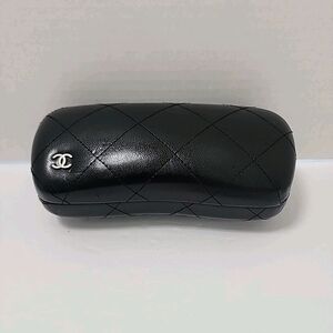 Chanel Black Quilted Sunglasses Case